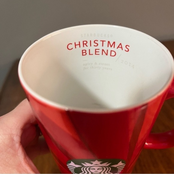 2014 Starbucks Coffee Mug Cup Holiday Blend Limited Edition Christmas Original - Picture 5 of 9